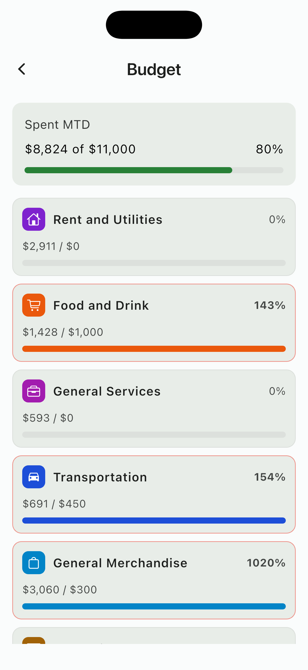 Franklin AI budgeting mobile