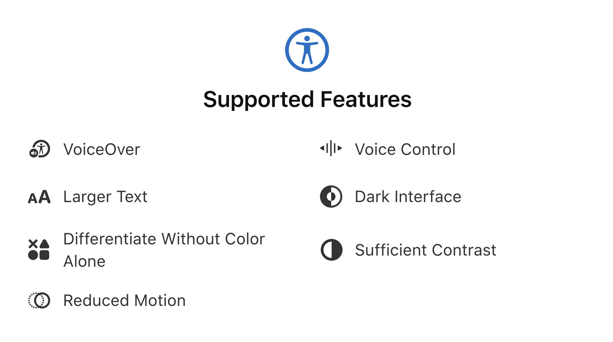 Franklin AI accessibility features on iPhone